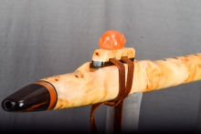 Yellow Cedar Burl Native American Flute, Minor, Mid A-4, #N25A (0)